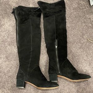 NINE WEST - Black SUEDE Over The Knee Boots -